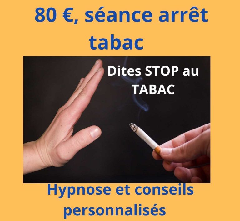 80 € la séance d'arrêt tabac